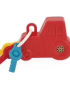 Janod Sound and Light Tractor Keychain interaktív játék fából készült 18m+ 1 db