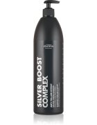 Joanna Silver Boost Complex lila sampon semlegesíti a sárgás tónusokat 1000 g