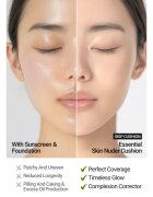 JUNG SAEM MOOL Essential Skin Nuder Cushion élénkítő make-up utántöltő árnyalat Medium Deep 14 g