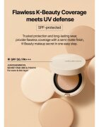 JUNG SAEM MOOL Skin Nuder Cover Layer Cushion hidratáló alapozó sminkszivaccsal + utántöltő árnyalat Medium Deep 2x14 g