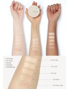 JUNG SAEM MOOL Skin Nuder Cover Layer Cushion hidratáló alapozó sminkszivaccsal + utántöltő árnyalat Medium Deep 2x14 g