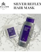 Kallos Coloring Hair Mask Silver Reflex haj maszk semlegesíti a sárgás tónusokat 275 ml