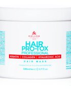 Kallos Hair Pro-Tox maszk a gyenge és sérült hajra kókuszolajjal hyaluronsavval és kollagénnel 500 ml