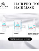 Kallos Hair Pro-Tox maszk a gyenge és sérült hajra kókuszolajjal hyaluronsavval és kollagénnel 500 ml
