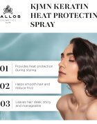 Kallos KJMN Keratin védő spray a hajformázáshoz melyhez magas hőfokot használunk 200 ml