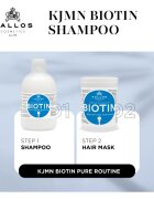 Kallos KJMN Professional Biotin sampon a gyengéd vékony és rakoncátlan hajra 1000 ml