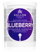 Kallos KJMN Professional Blueberry revitalizáló maszk száraz sérült vegyileg kezelt hajra 1000 ml