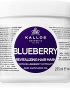 Kallos KJMN Professional Blueberry revitalizáló maszk száraz sérült vegyileg kezelt hajra 275 ml