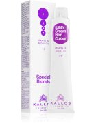 Kallos KJMN Professional Cream Hair Colour Keratin & Argan Oil hajfesték árnyalat 12.20 Special Ultra Violet Blond 100 ml