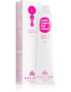 Kallos KJMN Professional Cream Hair Colour Keratin & Argan Oil hajfesték keratinnal és argán olajjal árnyalat 8.43 l Intense Coral Red 100 ml