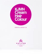 Kallos KJMN Professional Cream Hair Colour Keratin & Argan Oil hajfesték keratinnal és argán olajjal árnyalat 8.43 l Intense Coral Red 100 ml