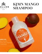 Kallos KJMN Professional Mango hidratáló sampon száraz sérült vegyileg kezelt hajra 1000 ml
