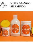 Kallos KJMN Professional Mango hidratáló sampon száraz sérült vegyileg kezelt hajra 1000 ml