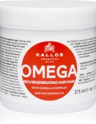 Kallos KJMN Professional Omega tápláló hajmaszk omega 6 komplexszel és makadámia olajjal 275 ml