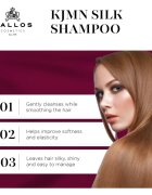 Kallos KJMN Professional Silk selymesen finom sampon száraz és érzékeny hajra 1000 ml