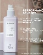 KERASILK Styling Flat Iron Spray hővédő spray hajsütővassal és hajvasalóval kezelt hajra 75 ml