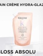 Kérastase Gloss Absolu Créme Bain Hydra-Glaze samponfürdő a fénylő és selymes hajért Refill 500 ml