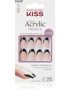 KISS Acrylic French Color műköröm Flame 28 db
