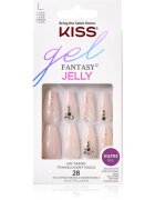 KISS Gel Fantasy Jelly műköröm Jelly Juice 28 db