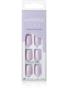 KISS imPRESS Color Short műköröm öntapadós Picture Purplect 30 db