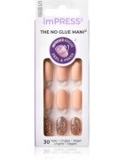 KISS imPRESS The No Glue Mani Short műköröm öntapadós Evanesce 30 db