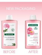 Klorane Peony Soothing Sensitive Hair Scalp Shampoo sampon érzékeny fejbőrre 400 ml