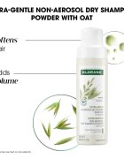 Klorane ULTRA-GENTLE Dry Shampoo with Oat Milk száraz sampon aeroszol nélkül minden hajtípusra 50 g
