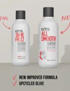 KMS All Smooth Shampoo kisimító sampon erős vastag és száraz hajra 300 ml
