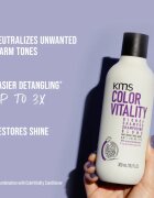 KMS Color Vitality Blonde Shampoo sampon szőke hajra 300 ml