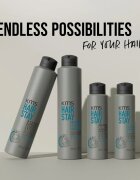 KMS Hair Stay Working Hairspray hajlakk meleg által károsult haj 75 ml