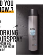 KMS Hair Stay Working Hairspray hajlakk meleg által károsult haj 75 ml
