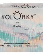 Kolorky Day Brushes eldobható ÖKO pelenkák S méret 3-6 Kg 25 db