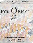 Kolorky Day Brushes eldobható ÖKO pelenkák S méret 8-13 Kg 19 db