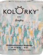 Kolorky Day Brushes eldobható ÖKO pelenkák XL méret 12-16 Kg 17 db