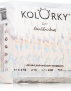 Kolorky Day Rain&Rainbow eldobható ÖKO pelenkák M méret 5-8 Kg 21 db