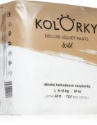 Kolorky Deluxe Velvet Pants Wild eldobható nadrágpelenkák L méret 8-13 Kg 19 db