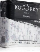 Kolorky Night Unicorn eldobható ÖKO pelenkák az éjszakán át tartó teljeskörű védelemért L méret 8-13 Kg 19 db