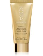 Kora Organics Turmeric Brightening & Exfoliating Scrub + Mask peeling és maszk 30 ml