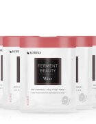 KORIKA FermentBeauty Set of 5 Anti-wrinkle Face Sheet Masks with Fermented Wine and Hyaluronic Acid arcmaszk szett kedvezményes áron