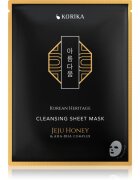 KORIKA Korean Heritage Jeju Honey & AHA-BHA Complex Cleansing Sheet Mask szövet arcmaszk tisztító hatással 25 g