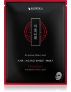 KORIKA Korean Heritage Red Ginseng & Adenosine Anti-aging Sheet Mask ráncok elleni gézmaszk 25 g
