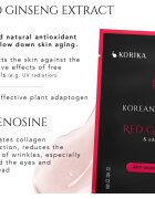 KORIKA Korean Heritage Red Ginseng & Adenosine Anti-aging Sheet Mask ráncok elleni gézmaszk 25 g