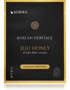 KORIKA Korean Heritage Set of 5 Cleansing Face Sheet Masks arcmaszk szett kedvezményes áron a bőr tökéletes tisztításához