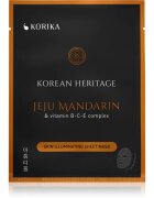 KORIKA Korean Heritage Set of 5 Skin Illuminating Face Sheet Masks arcmaszk szett kedvezményes áron az élénk bőrért
