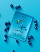KORIKA SuperFruits Blueberry - Detoxifying Sheet Mask Méregtelenítő arcmaszk Blueberry 25 g