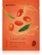 KORIKA SuperFruits Goji Berry - Set of 5 Anti-aging Face Sheet Masks arcmaszk szett kedvezményes áron fiatalító hatással Goji berry
