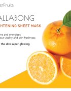 KORIKA SuperFruits Hallabong - Brightening Sheet Mask fehérítő gézmaszk 25 g