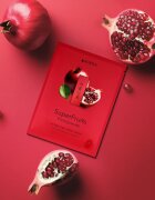 KORIKA SuperFruits Pomegranate - Set of 5 Hydrating Face Sheet Masks arcmaszk szett kedvezményes áron hidratáló hatással 5x25 g
