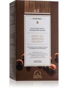 Korres Argan Oil tartós hajfesték Argán olajjal árnyalat 6.3 Golden / Honey Dark Blonde 50 ml