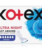 Kotex Ultra Night egészségügyi betétek 6 db
